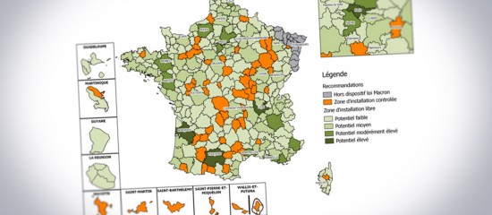 Notaires : validation de la carte d'implantation des nouveaux offices